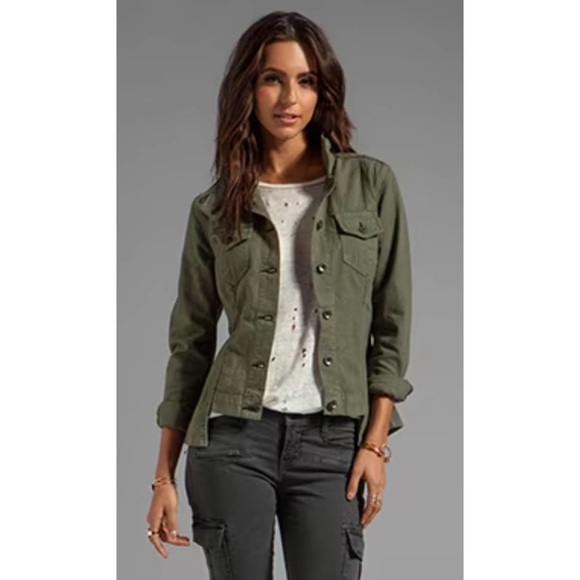 Rag and Bone Army Green Chamberlain Military-style Jacket - Picture 1 of 6